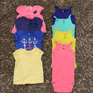 8 Carter's tops bundle